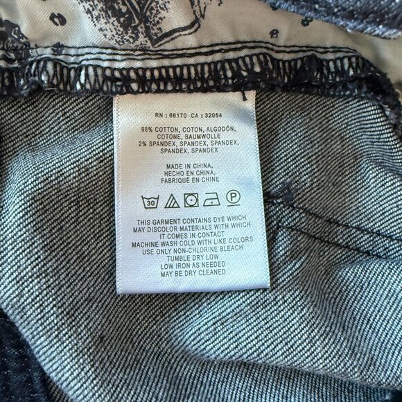 Women's 29 Pilcro & The Letterpress High Rise Straight Front Seam Double Button - Picture 7 of 8